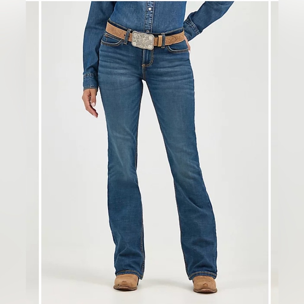 NWT Wrangler Retro Mae Mid-Rise Bootcut Jeans Size 7/8 x 30 - Picture 12 of 12